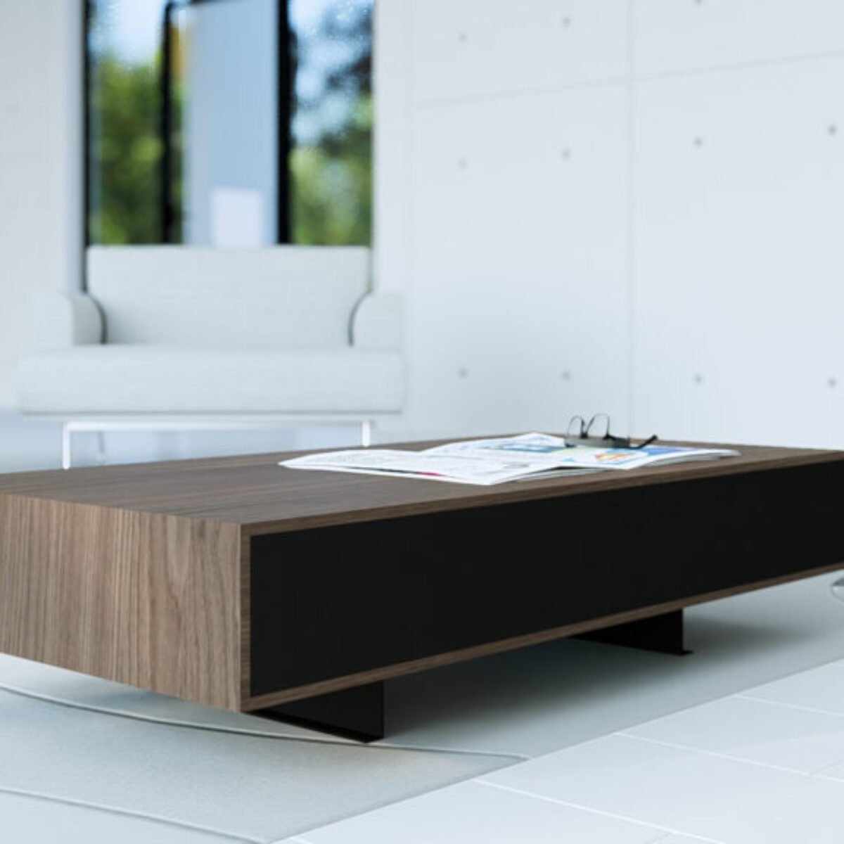 ALTO- BLACK CENTER TABLE