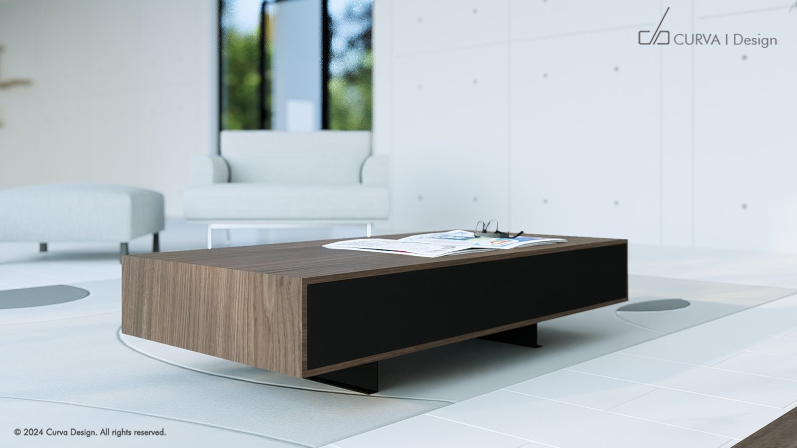 ALTO- BLACK CENTER TABLE